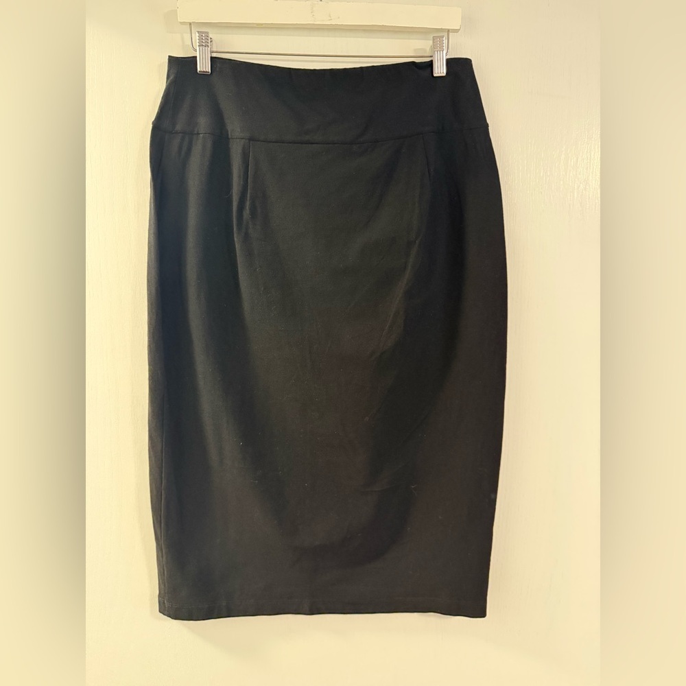 Eileen Fisher Women's Black Midi Pencil Skirt size medium - Picture 6 of 8